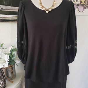 ** FINAL PRICE ** a.n.a - Women's Black Top